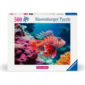 Ravensburger Пъзел Ravensburger от 500 части - Червена риба лъв (7012001334)
