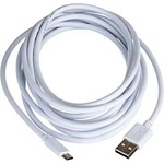 Griffin micro USB гумиран кабел за мобилни устройства - 3 метра