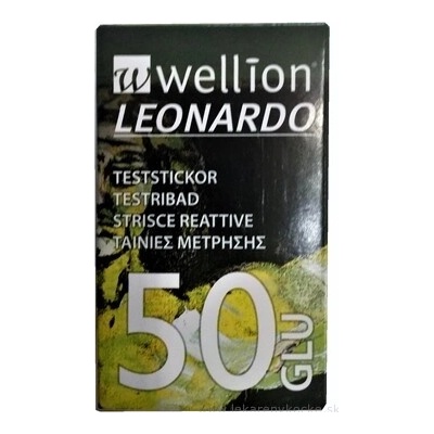 Wellion LEONARDO GLU Proužky testovací 1 balení 50 ks