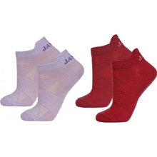 Janus dětské merino ponožky LW Pink Red 2 pack