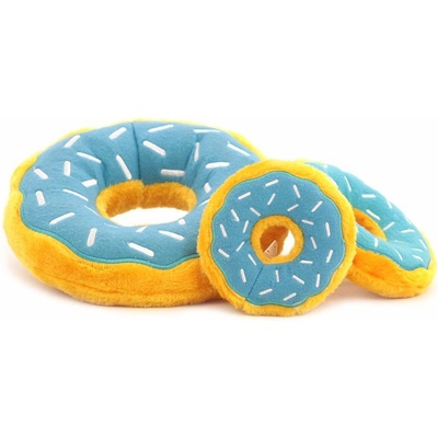 ZippyPaws plyšový donut borůvkový M