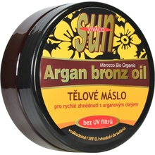 Vivaco Sun Opaľovacie maslo pre rýchle zhnednutie s bio arganovým olejom SPF 0 200 ml