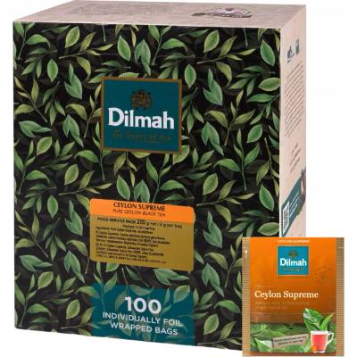 Dilmah Černý čaj Ceylon Supreme 100 x 2 g
