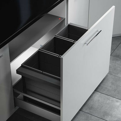 Hailo 900 TRIPLE-XL 3 x 28 L tmavosivá