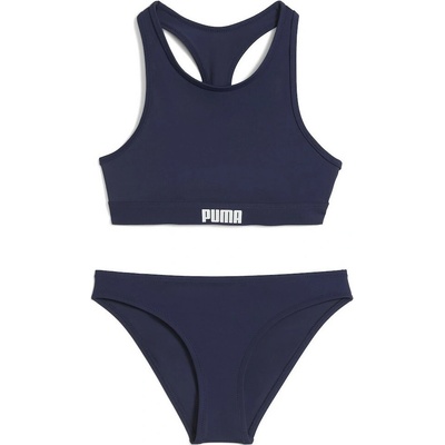 Detské plavky Puma Racerback Bikini Set tmavomodrá