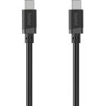 Hama Кабел usb-c - usb-c, 60w, 2 м, черен (hama-201808) - cybertrade