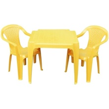 IPAE sada žlutá 2 židličky a stoleček