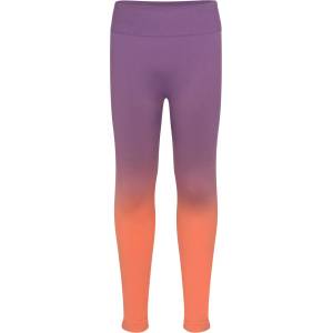 Trollkids Детски клин Trollkids Girl's Senja Leggings - Violet Sorbet / Coral Haze - размер 152 (EU) (711-0296-0316)