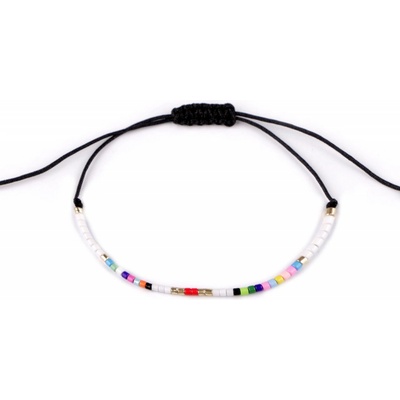 Prima-obchod Náramek shamballa s rokajlem, barva 3 multikolor 120559