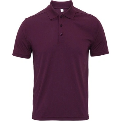 Premier Workwear pánske polo tričko PR615 aubergine