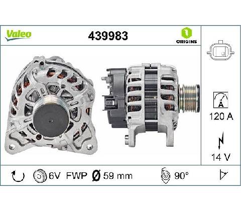 Alternátor VALEO 439983
