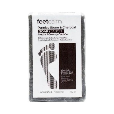 Feet Calm Pumice Stone & Charcoal Soap Сапун унисекс 80gr