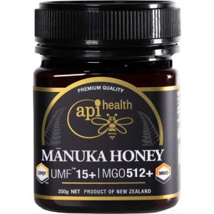 Apihealth Manuka Honey | Монофлорен пчелен мед от манука UMF 15 + MGO 512 x 250 g | Api Health (892685 API NZ)