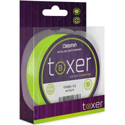 Delphin Šnúra TOXER 150 m 0,18 mm 9,5 kg fluo zelená
