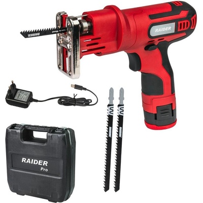 Трион прободен, акумулаторен, RAIDER RD-RS39Y, 12V, 1.5Ah, 13 мм ход на нож, в куфар (050139)