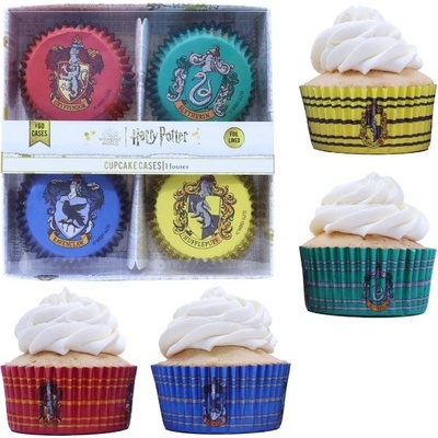 PME Harry Potter košíčky na muffiny s alobalovým vnitřkem Bradavické koleje (60 ks)