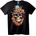 NOONEBRAND Тениска с череп във флорална шапка - 2XL, Black