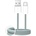 PURO Fabrik 2.0 10W USB-A - USB-C плетен кабел 1, 5 м - зелен (PUCAC10WFABK415MTGRN)