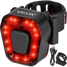 Vayox Led 100 lm USB 5 režimů zadní červené