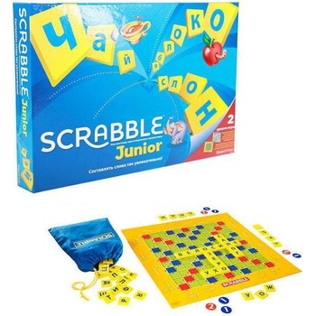 Image 1 of Mattel Скрабъл джуниър - Руски език