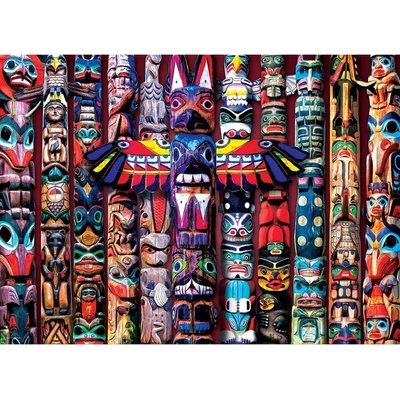 EuroGraphics Totem Poles 1000 dílků