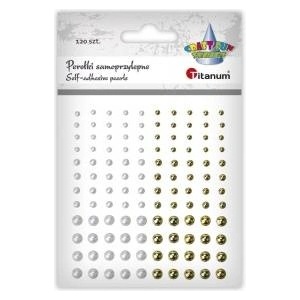 TITANUM Craft-Fun Series Crystals (24CY0324 (white, gold))