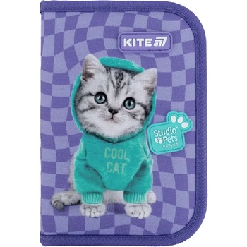 Kite Несесер правоъгълен Kite 622-2 Studio Pets лилав