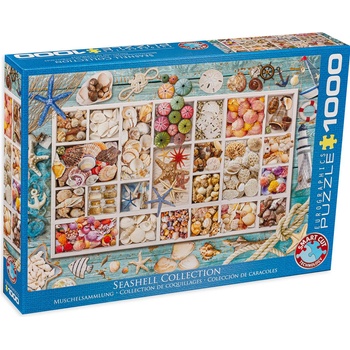 EUROGRAPHICS Пъзел Eurographics от 1000 части - Колекция мидени черупки (60005529)