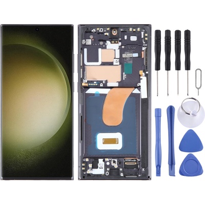 Samsung OLED LCD Дисплей и Тъчскрийн с рамка за Samsung Galaxy S23 Ultra 5G SM-S918B