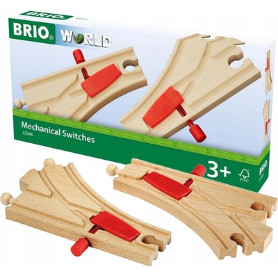 Brio 33344 Výhybky se zarážkou 1 pár