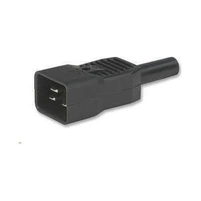 PREMIUMCORD Konektor napájecí 230V na kabel (samec, IEC C20) cs220m16