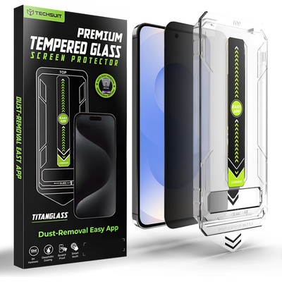 Techsuit Стъклен протектор за Samsung Galaxy S26 - Techsuit TitanGlass CrystalHD - Privacy (поверителност)