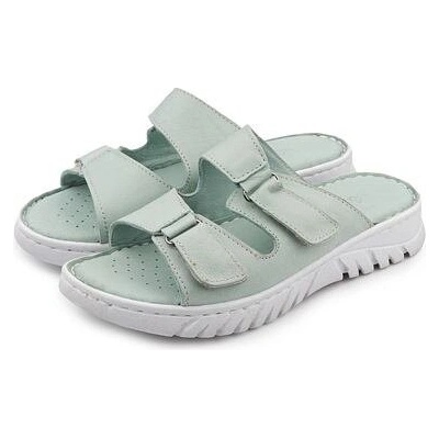 Vlnka Dámske kožené Pavlína tyrkysová