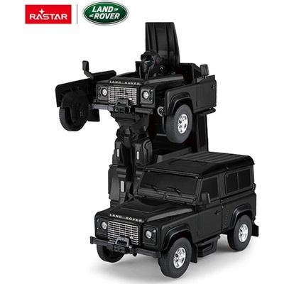 Rastar Land Rover Defender auto-robot 2v1 1:32 černý