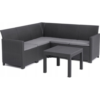 Keter MARIE 5 CORNER set grafit – Zboží Dáma