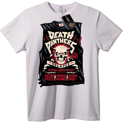 NOONEBRAND Тениска Death Panthers Концерт Relapse - M, Black