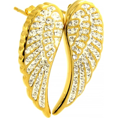 BRUNOshop.cz Náušnice ANDĚLSKÁ KŘÍDLA gold S2729
