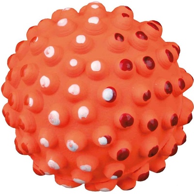 Trixie Neónová lopta so špuntíkmi machová guma 7 cm