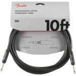 Fender Professional Series Black 3 m Директен - Директен Инструментален кабел (0990820024)