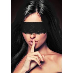 Ouch! Mystere Lace Mask Black