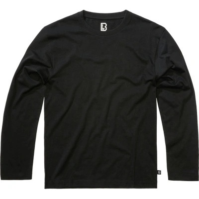 Triko Brandit Premium Longsleeve Shirt černá – Zboží Mobilmania