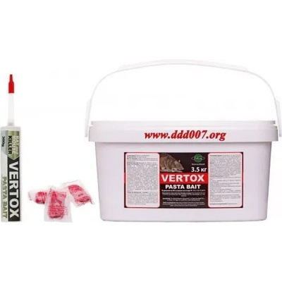 PelGar International Ltd, UK Вертокс паста - отрова за мишки и плъхове