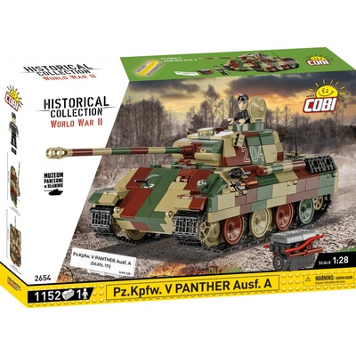 COBI 2654 World War II Nemecký stredný tank Pz.Kpfw. V Panther Ausf. A 1:28