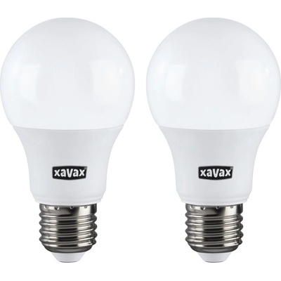 Xavax LED крушка, E27, 806 lm, 60W, топло бяла, 2 бр (HAMA-112929)