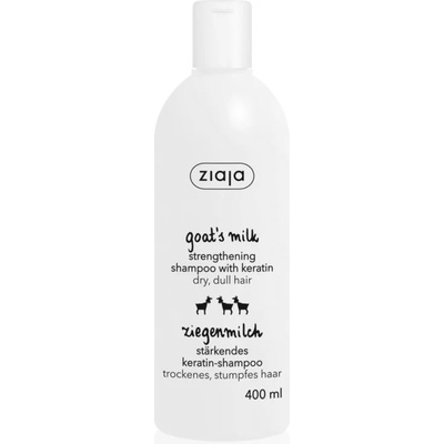 Ziaja Goat's Milk подсилващ шампоан за суха и увредена коса 400ml