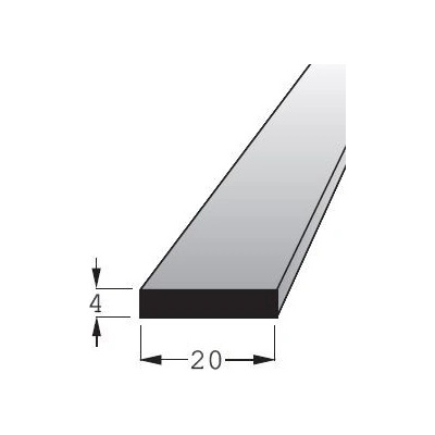 Hranolek 20x4mm, délka 100cm