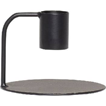 Hübsch Свещник Hübsch метален черен (890609)