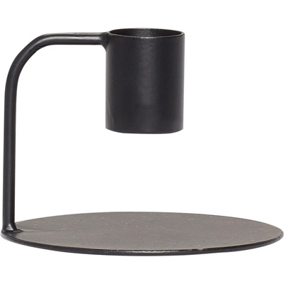 Hübsch Свещник Hübsch метален черен (890609)