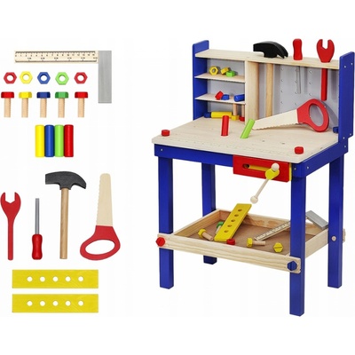 ISO 6860 Ponk s nářadím dřevěný 30 dílů