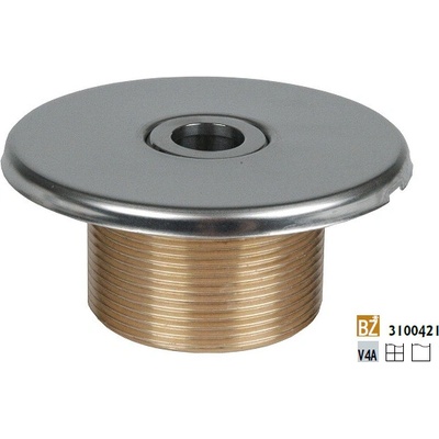 Hugo Lahme vtoková tryska 18 mm, bronz, vonkajší závit 1 1/2“, 40 mm, pre keramické a prefabrikované bazény